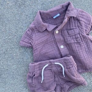 GAP Gauze Shirt and Shorts Set